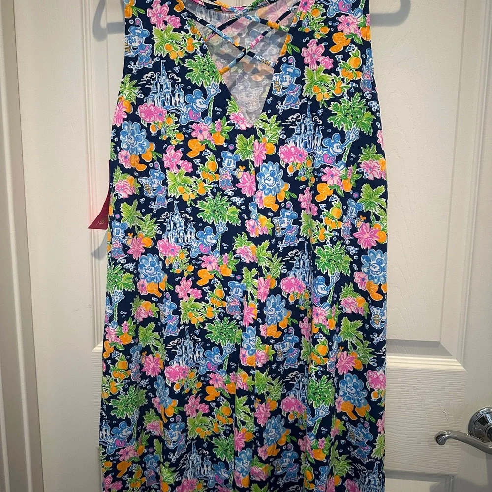 Lilly Pulitzer x Disney Dress - Blue, Pink, Green, Orange - Picture 2 of 4